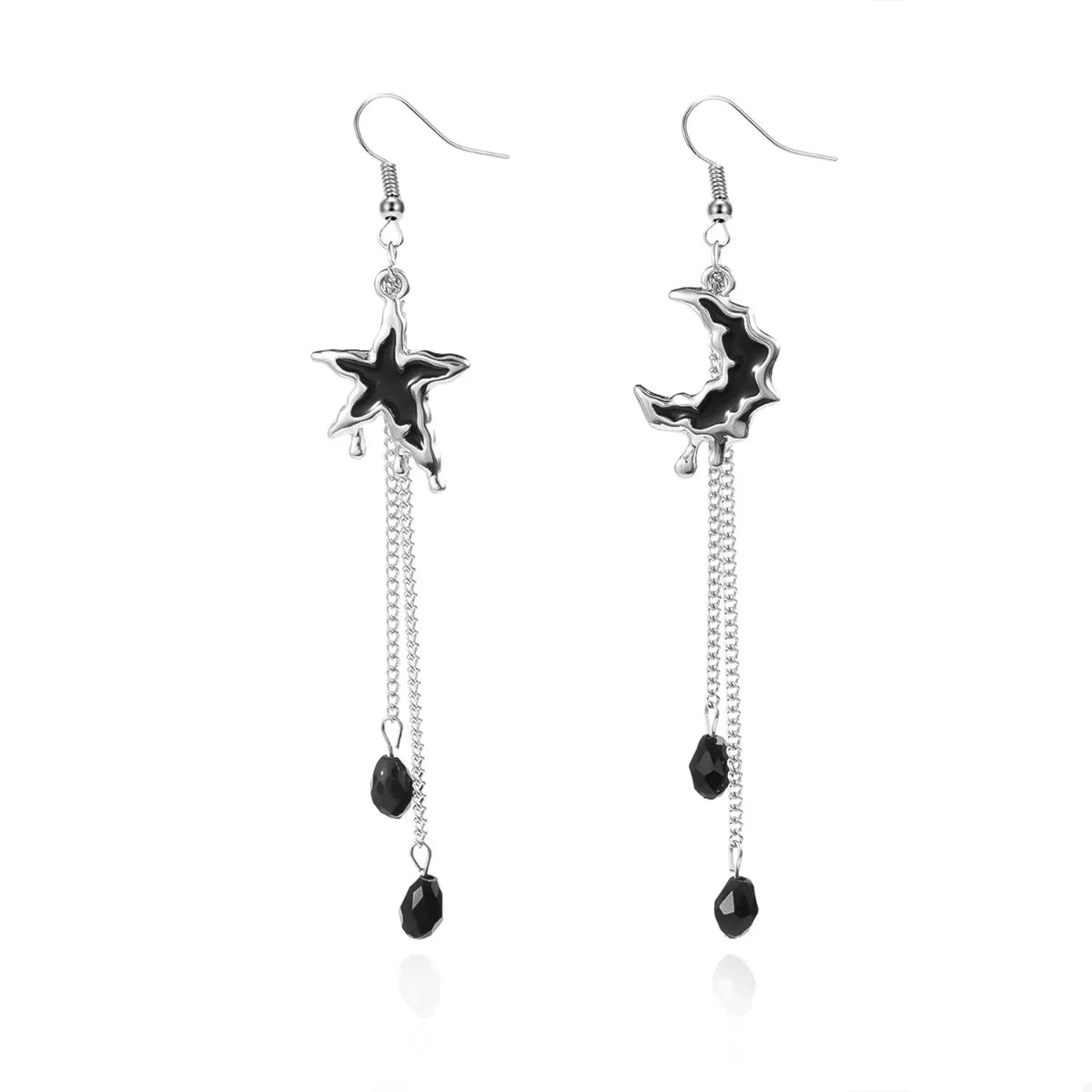Trendsi Star & Moon Chain Drop Earrings -