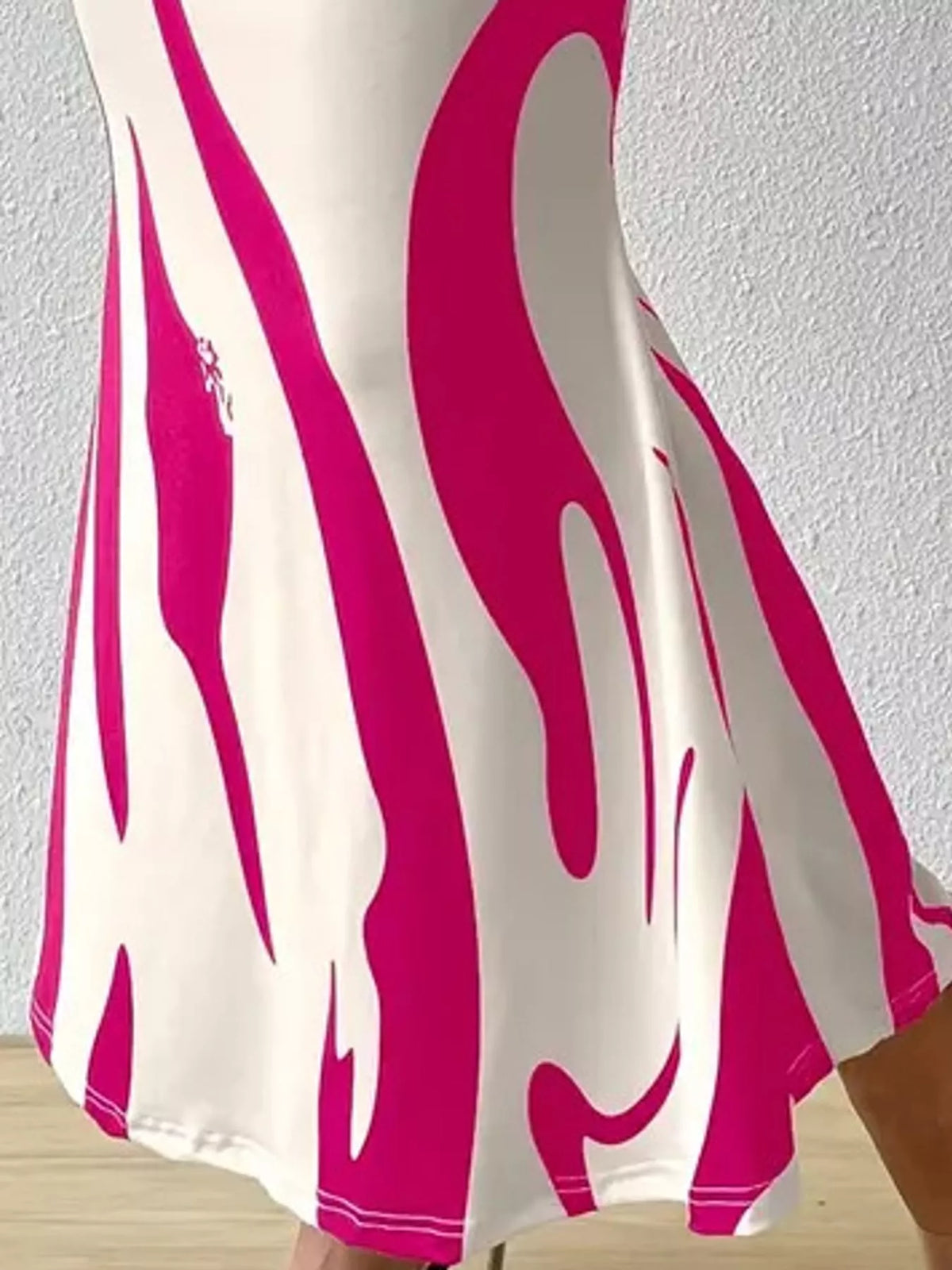 Ruched Maxi Skirt — construction details