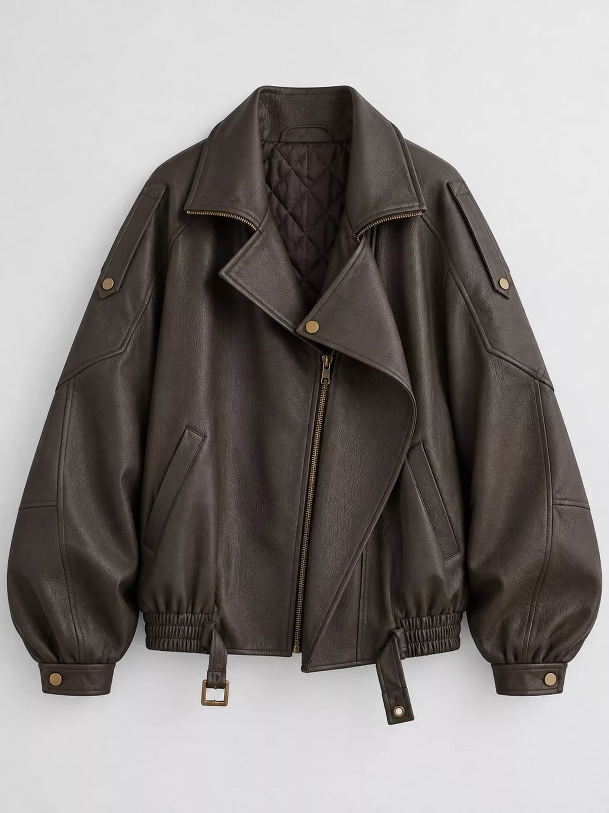 Collared long sleeve jacket, product view