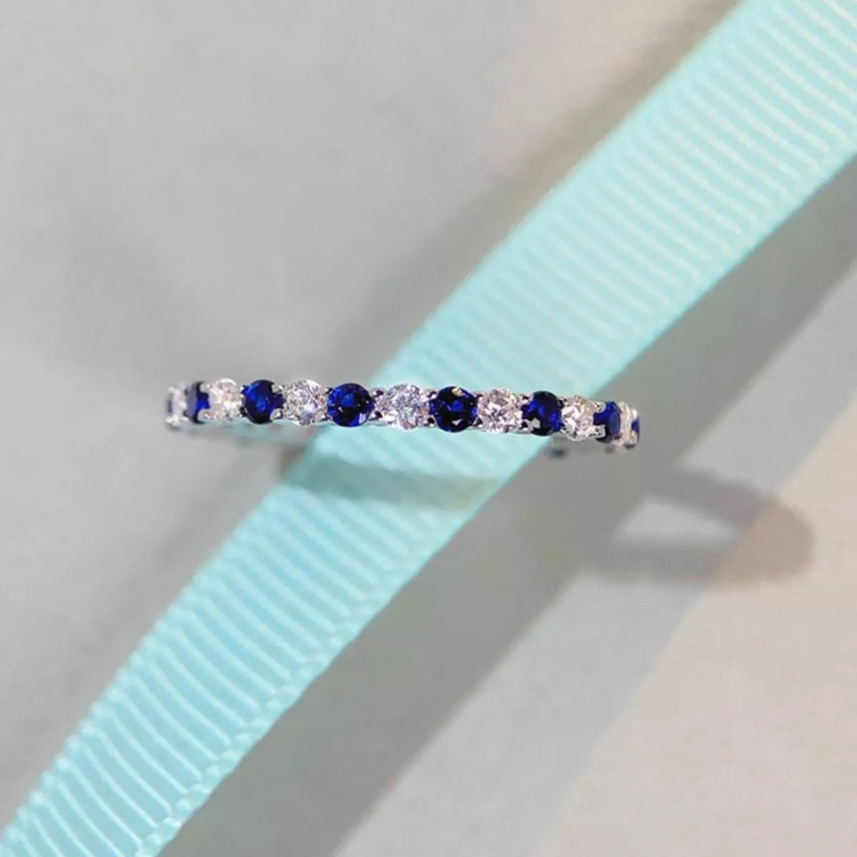 Trendsi 925 Sterling Silver Zircon Ring -