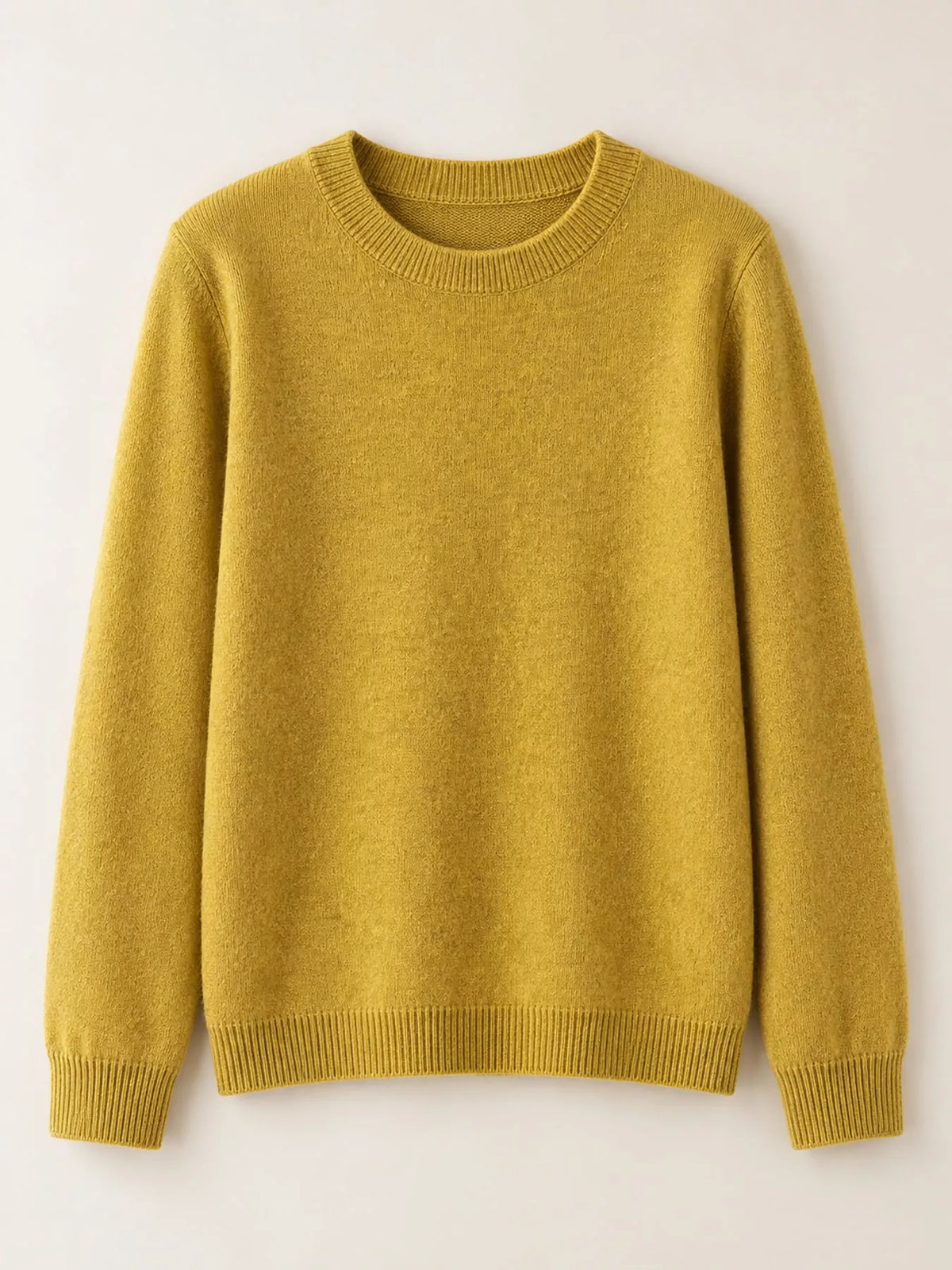 Crew Neck Long Sleeve Sweater — garment front