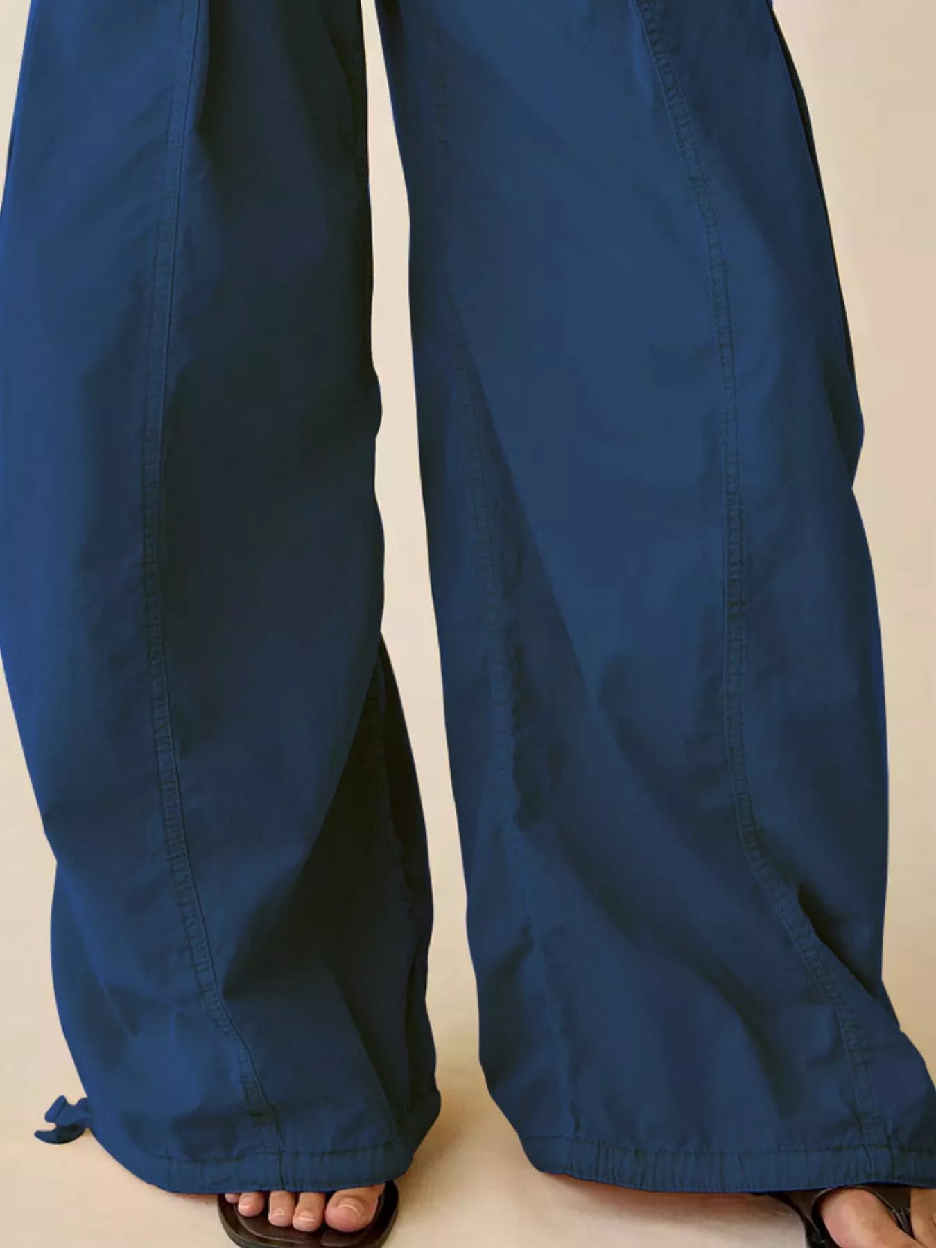 Trendsi High-Waisted Cargo Wide-Leg Pants -