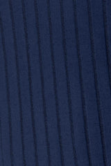 Trendsi Basic Bae Full Size Ribbed Round Neck Slit Knit Top -
