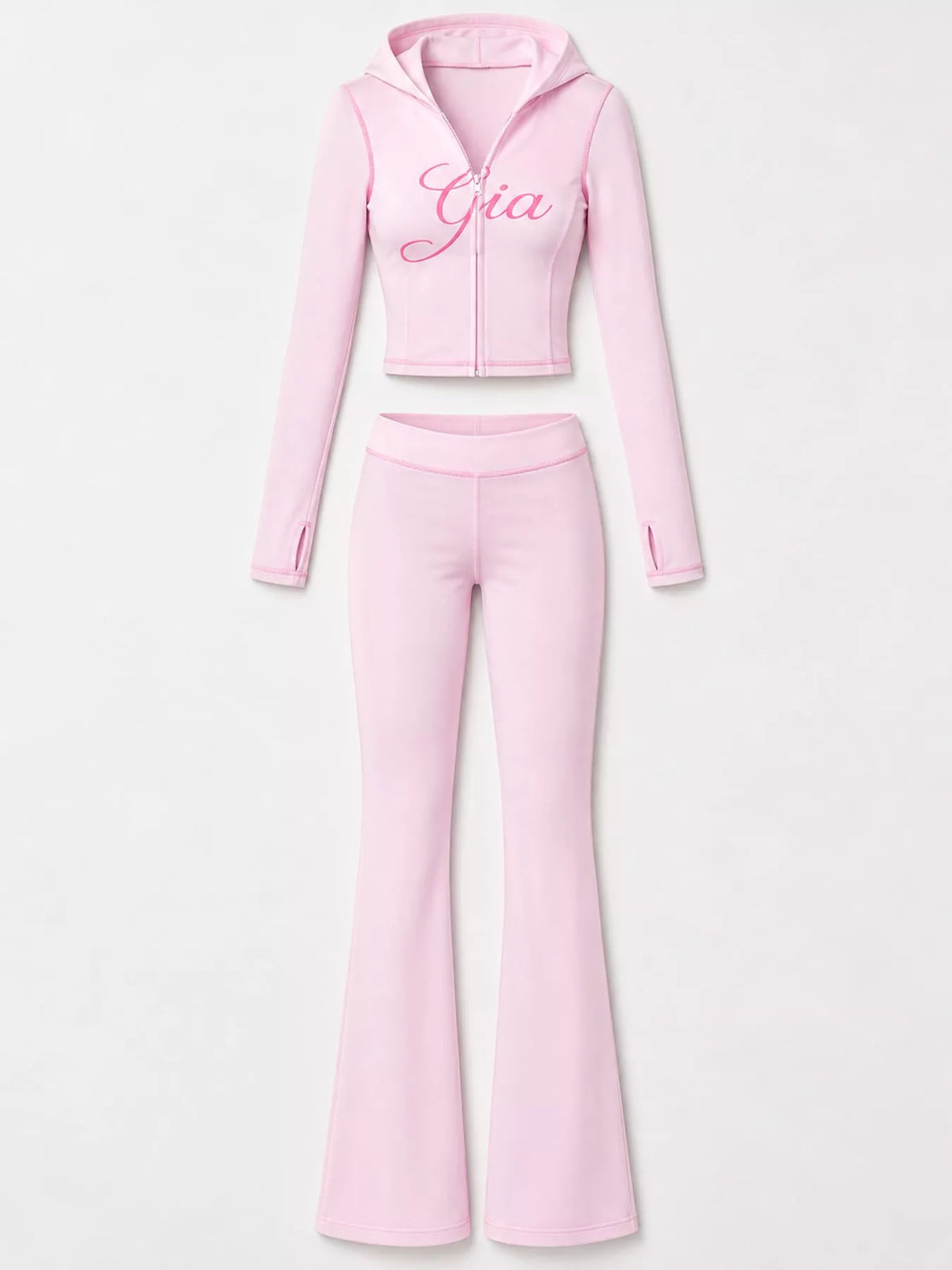 Graphic hoodie and pants set, product view