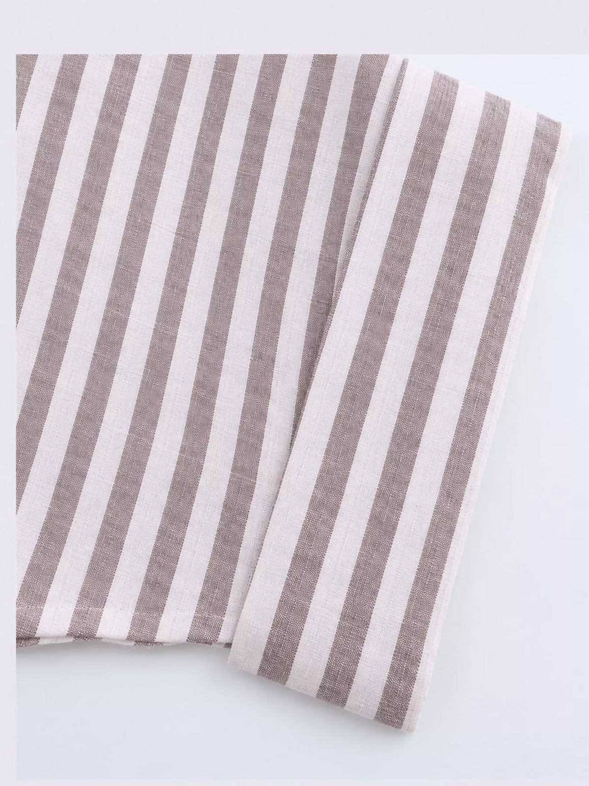 Gray Stripes button-up three-quarter sleeve shirt