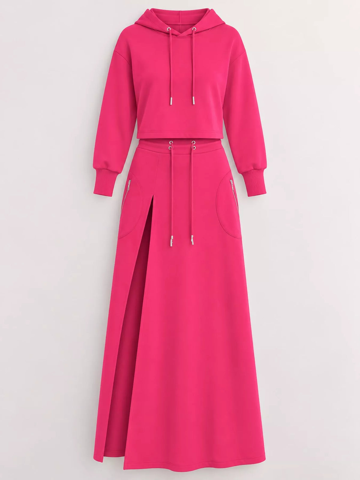 Hoodie and skirt set, product view