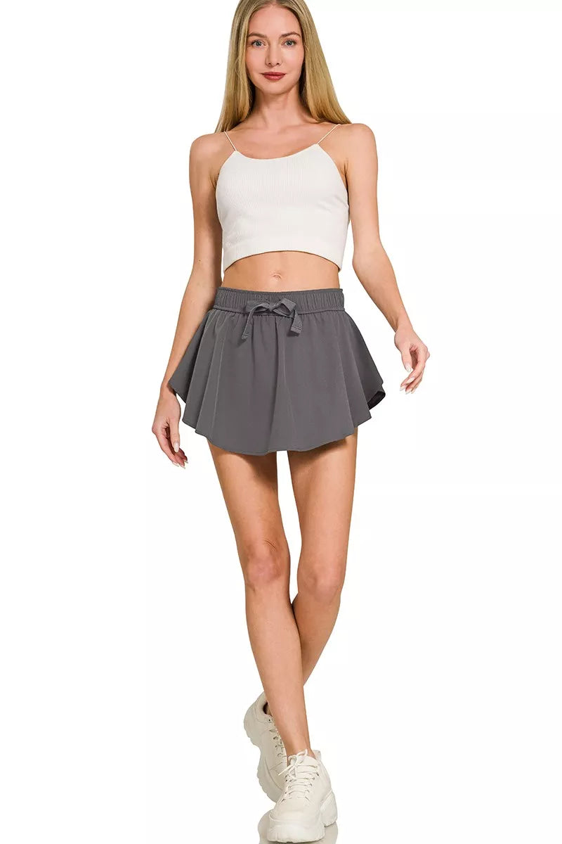 Trendsi Zenana Soft Woven Active Skorts -