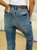Trendsi Judy Blue Full Size Mid Rise Rigid Magic Release Hem Jeans -