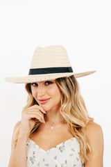 Trendsi Fame Basket Weave Straw Sun Hat -