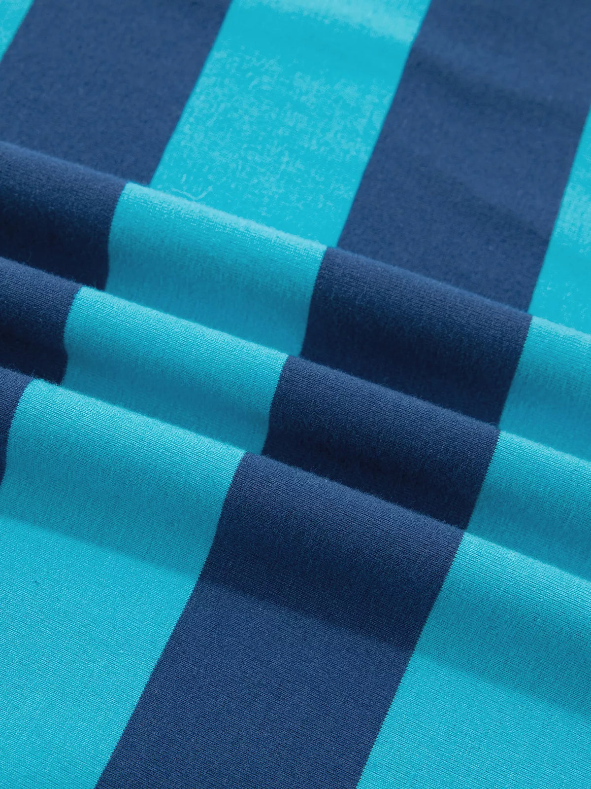 Striped polo top, striped fabric detail