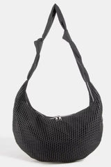 Trendsi Fame Textured Mesh Knot Shoulder Bag -