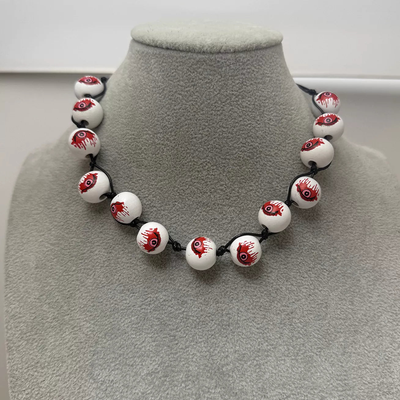Trendsi Halloween Beaded Choker Necklace -