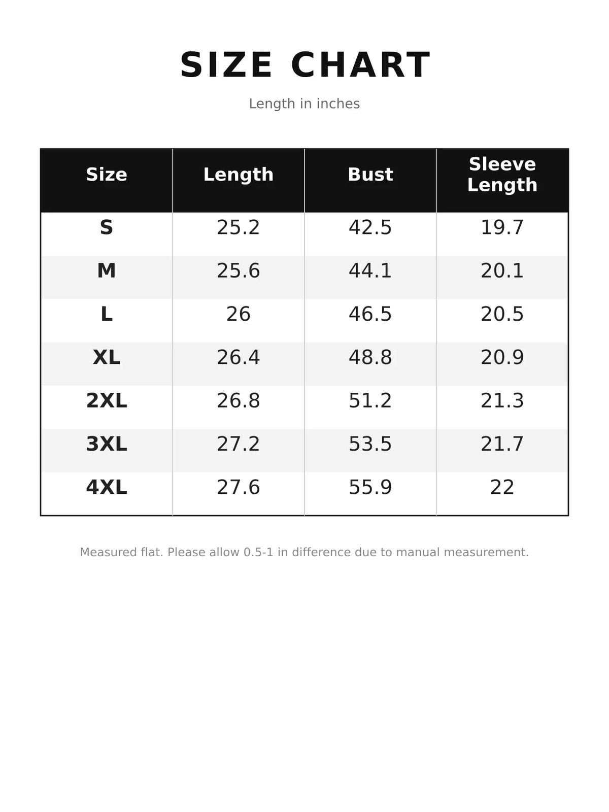 Waffle-knit hoodie, size chart