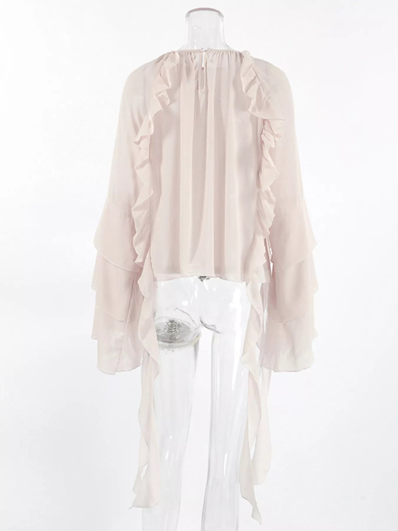 Trendsi Ruffled Flare Sleeve Blouse -