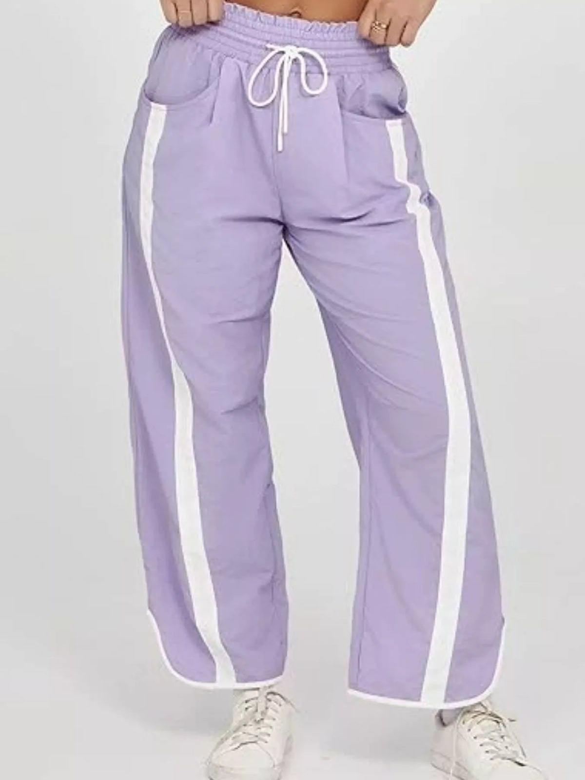 pants, front view on model
