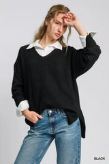 Trendsi Umgee Wool Blended Pullover Sweater -