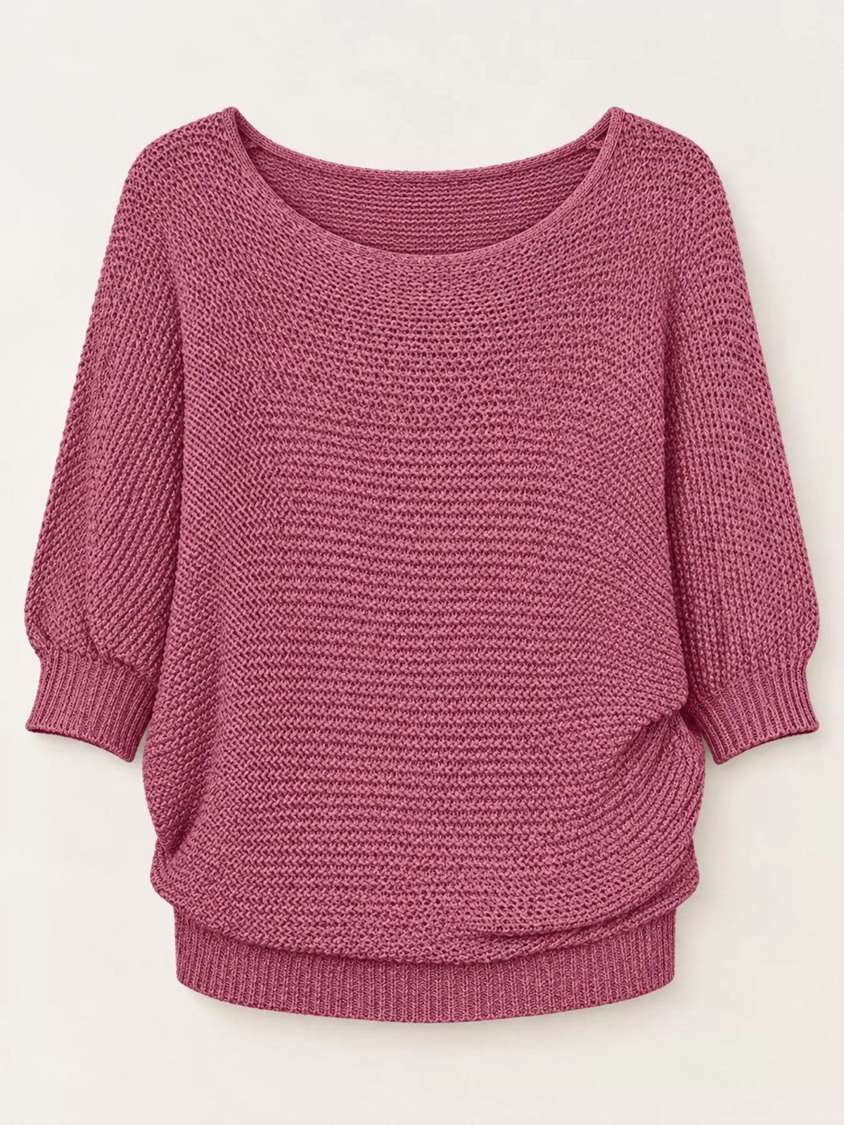 Three-quarter sleeve sweater, product view