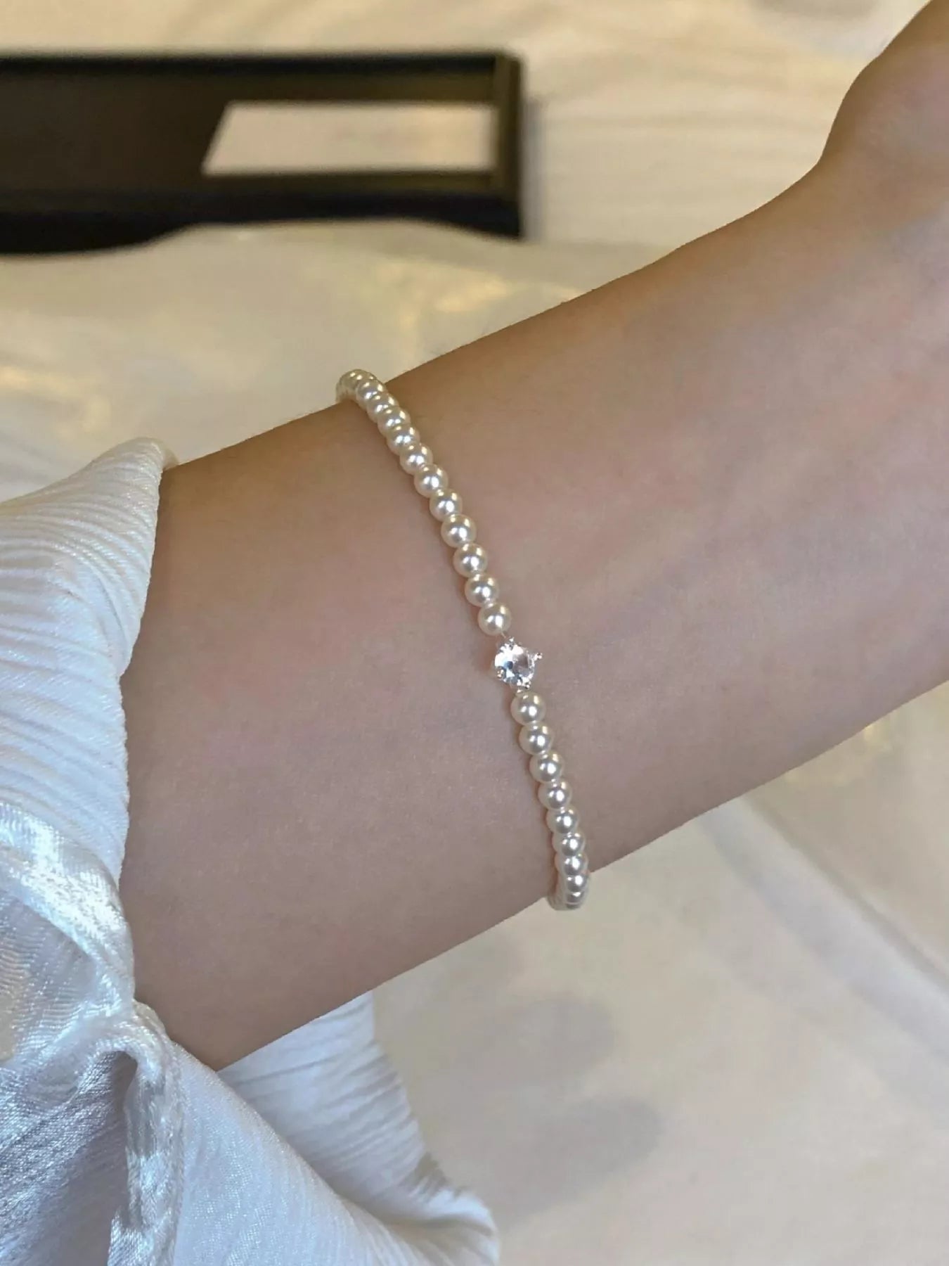 Trendsi Adjustable Pearl Bracelet -