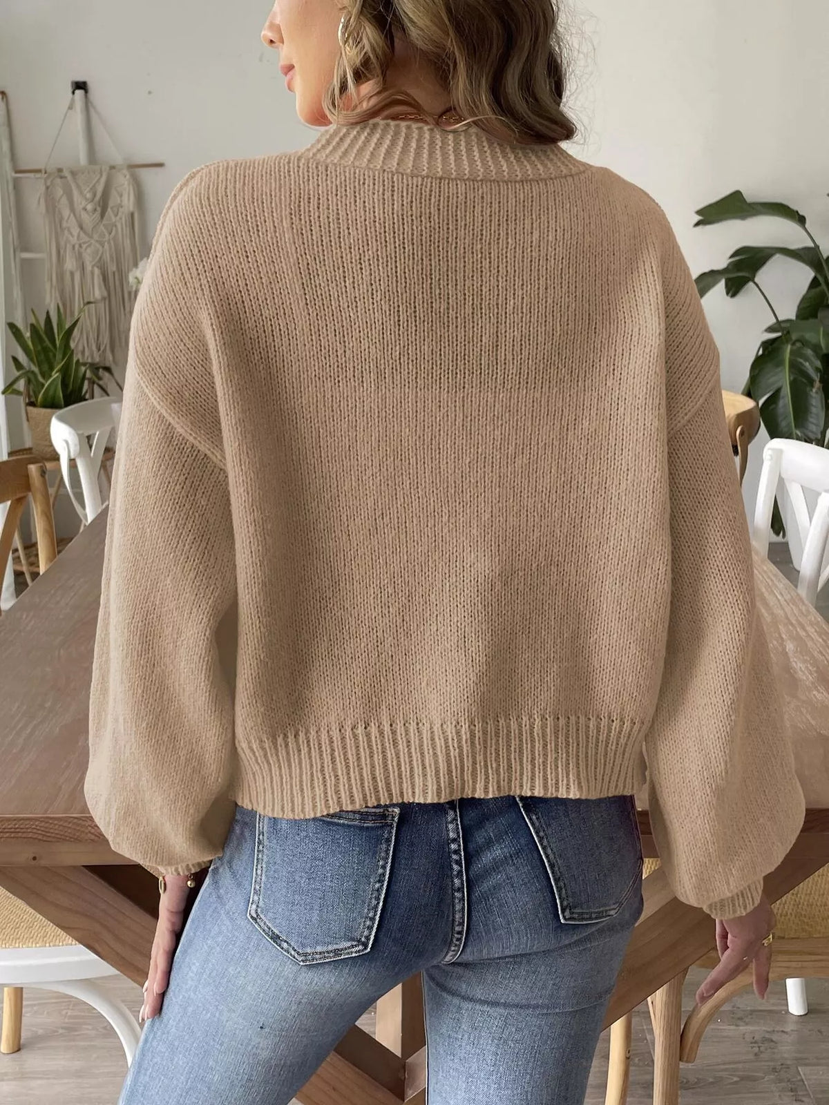 Flower open-front cardigan