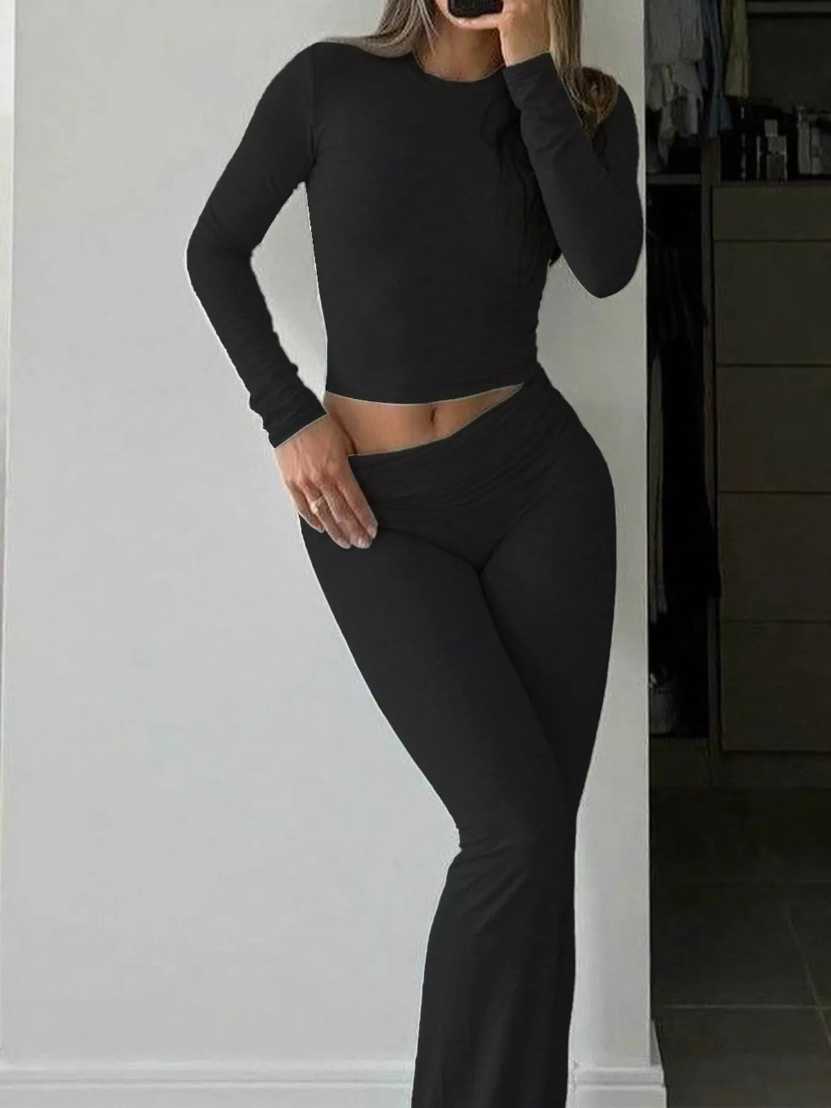 Top and pants set