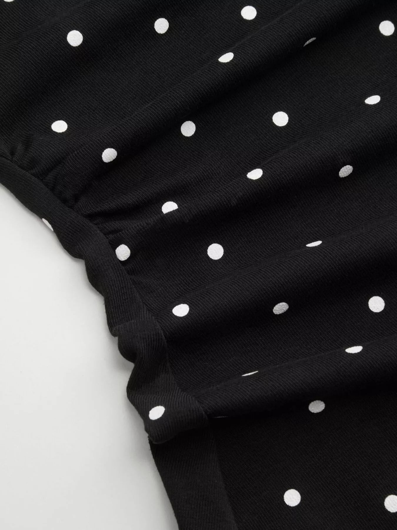 Trendsi Polka Dot Flare Sleeve Mini Dress -