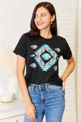 Trendsi Simply Love Graphic Short Sleeve T-Shirt -