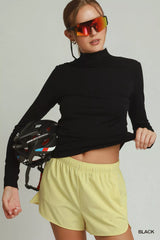 Trendsi Umgee Long Sleeve Mock Neck Top -
