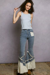 Trendsi POL Round Neck Ribbed Tank -
