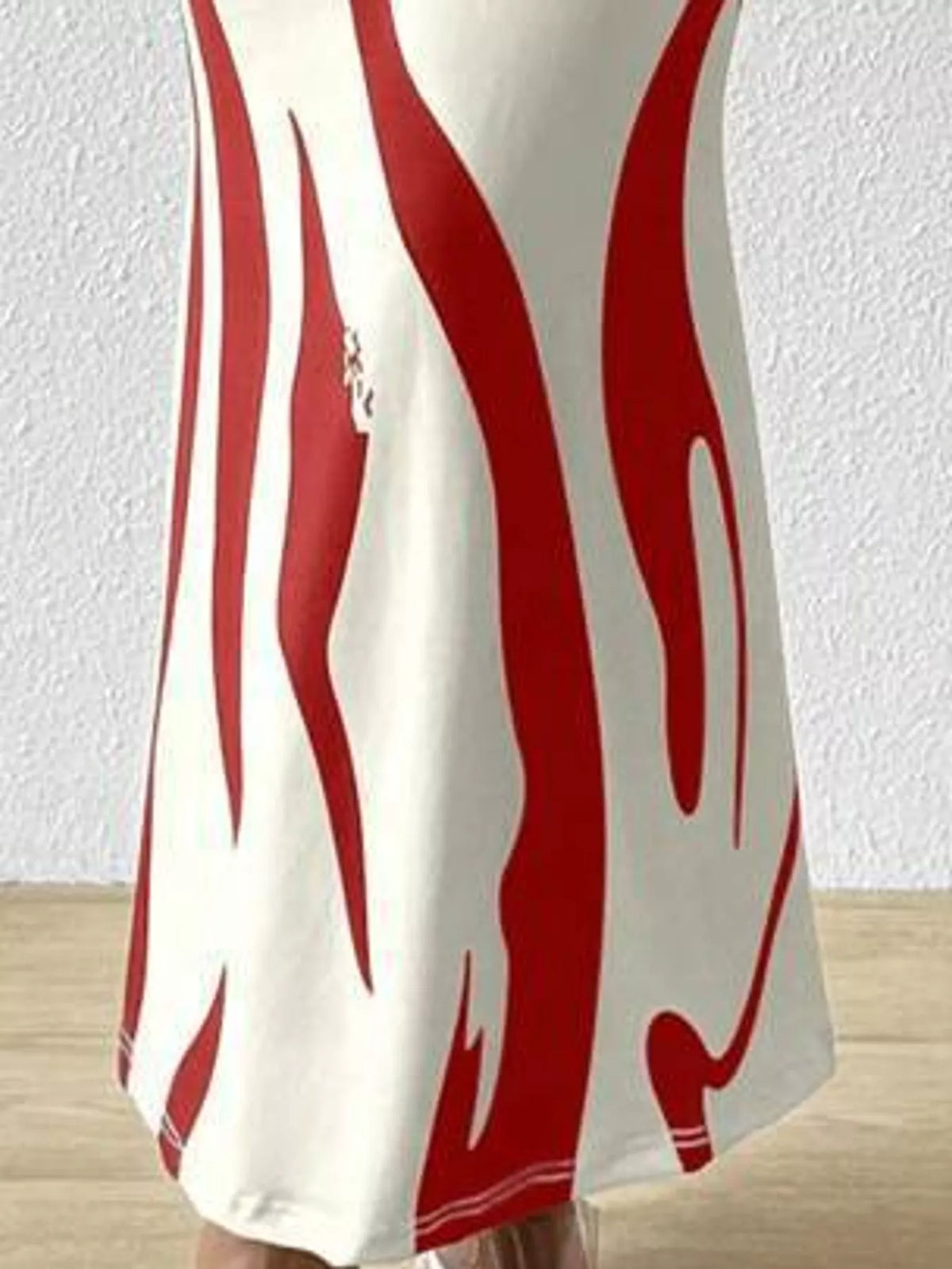 Ruched Maxi Skirt — construction details