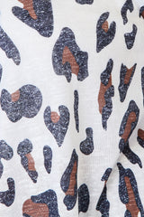 Trendsi Double Take Leopard Long Sleeve Cardigan -