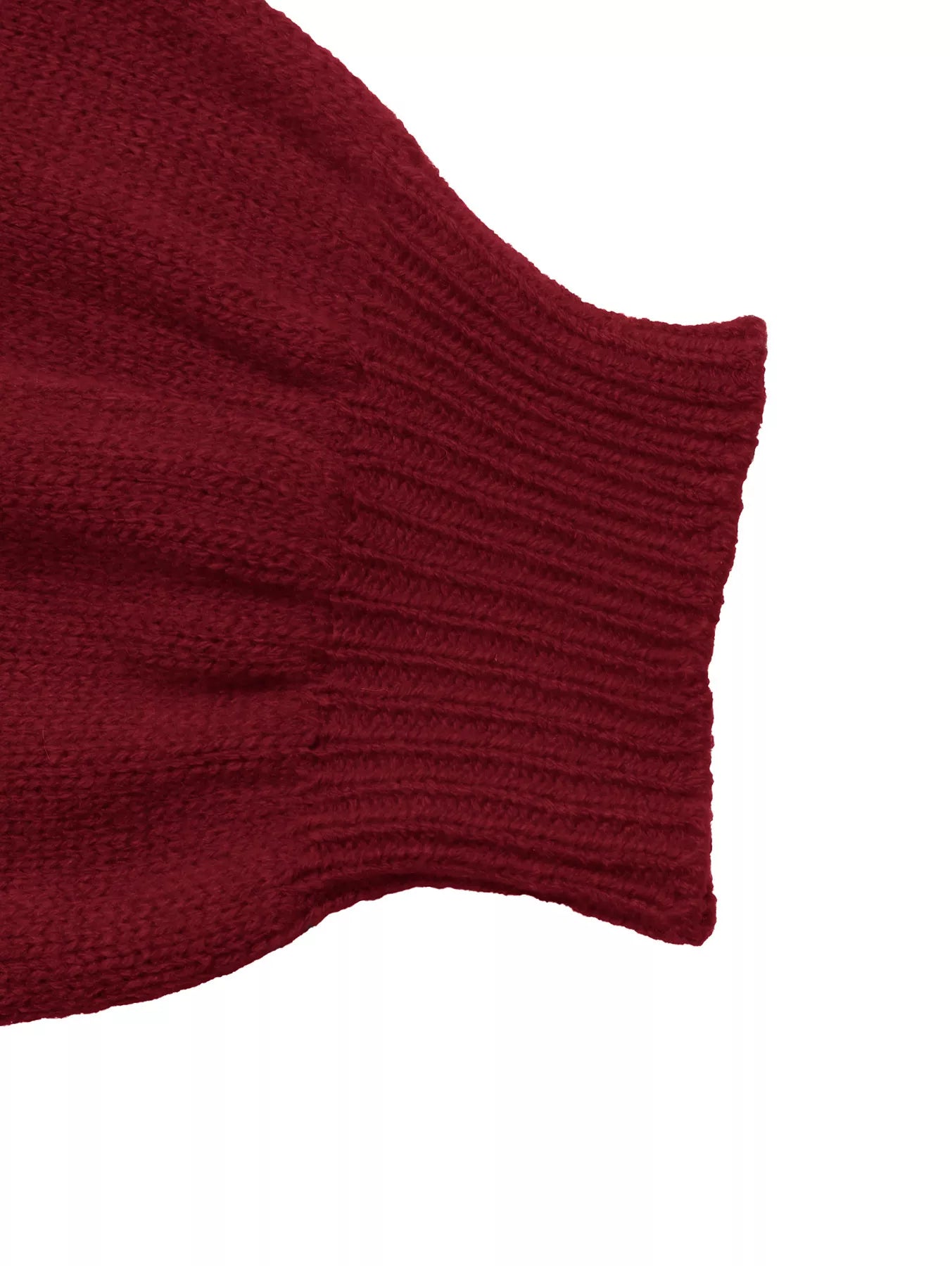 Trendsi Heart-Button Knit Cardigan -