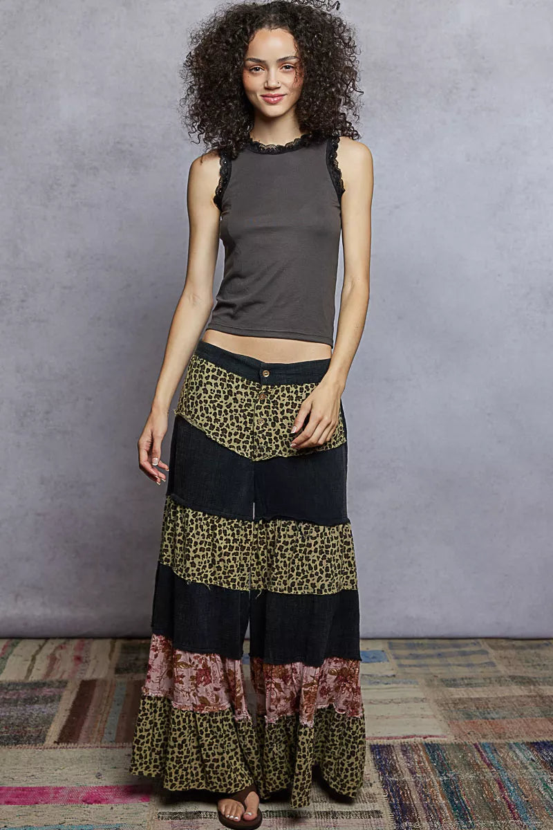 Women's Lyocell-Blend Lace-Trim Cropped Tank Top — product view 6