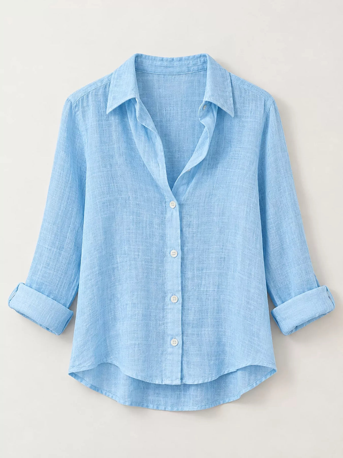 Button-Down Long Sleeve Shirt — garment front