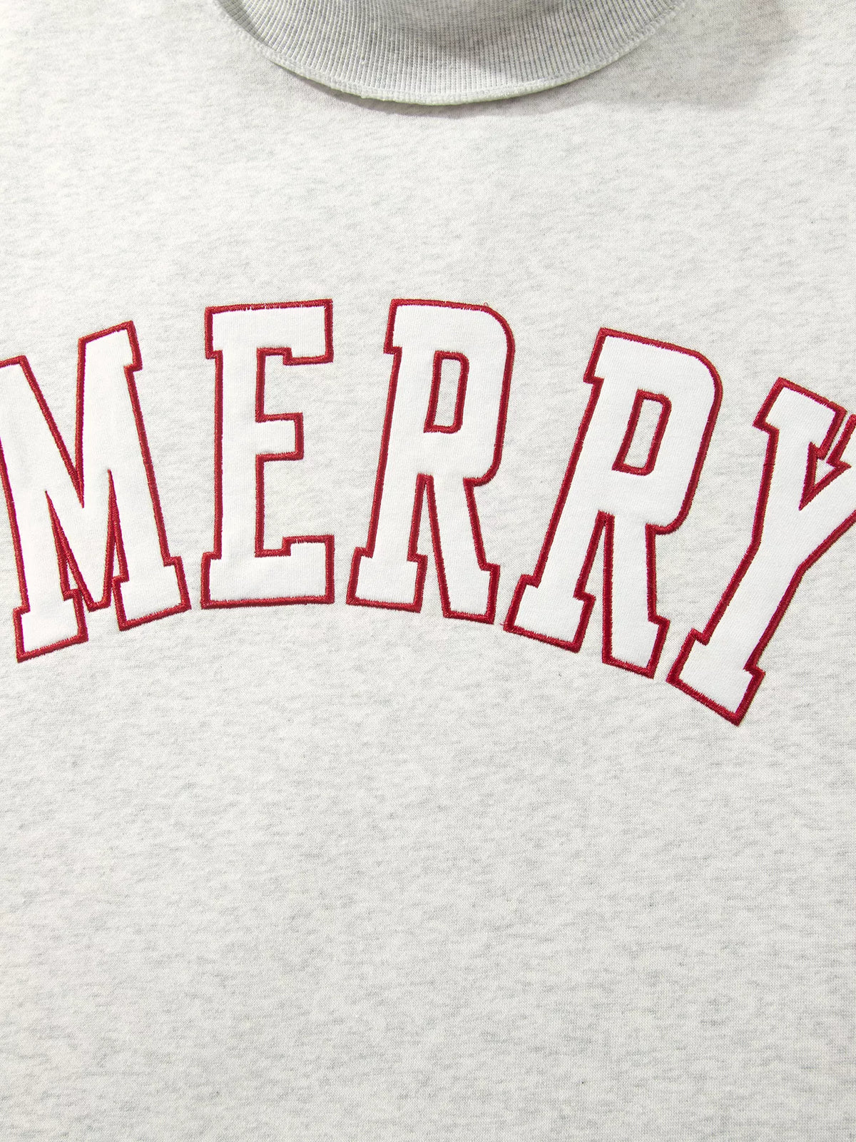 MERRY tunic sweatshirt, mERRY lettering detail