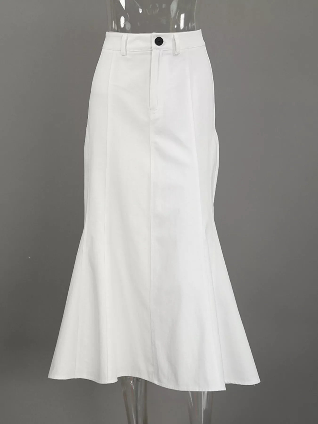 Trendsi High-Waisted Mermaid Midi Skirt -
