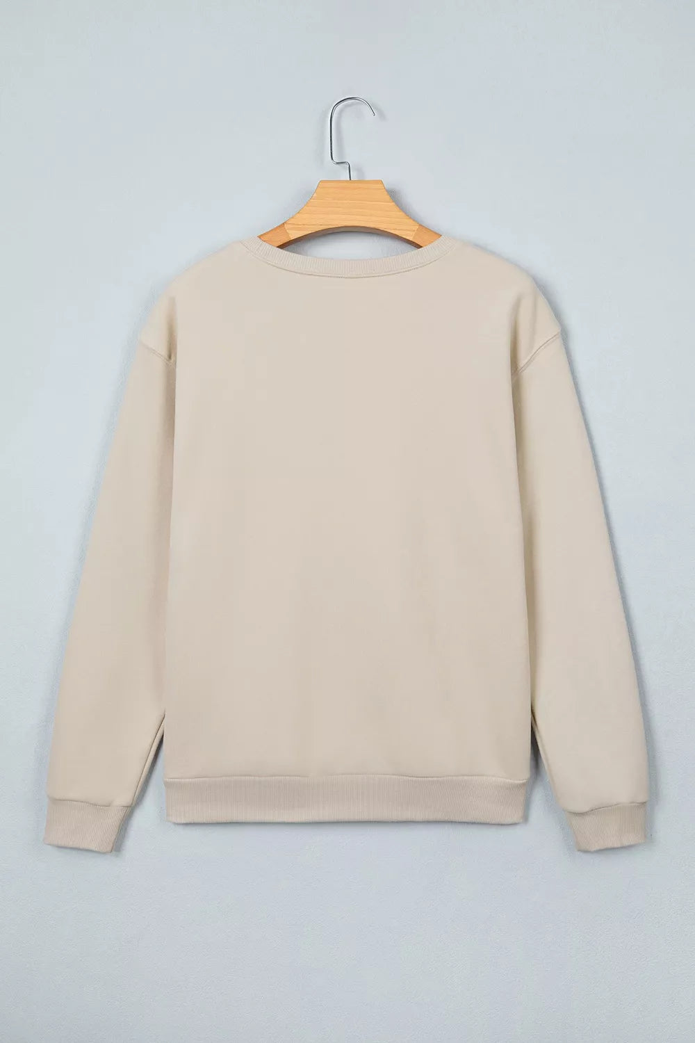 Trendsi God Is Good Letter Graphic Crew Neck Sweatshirt -