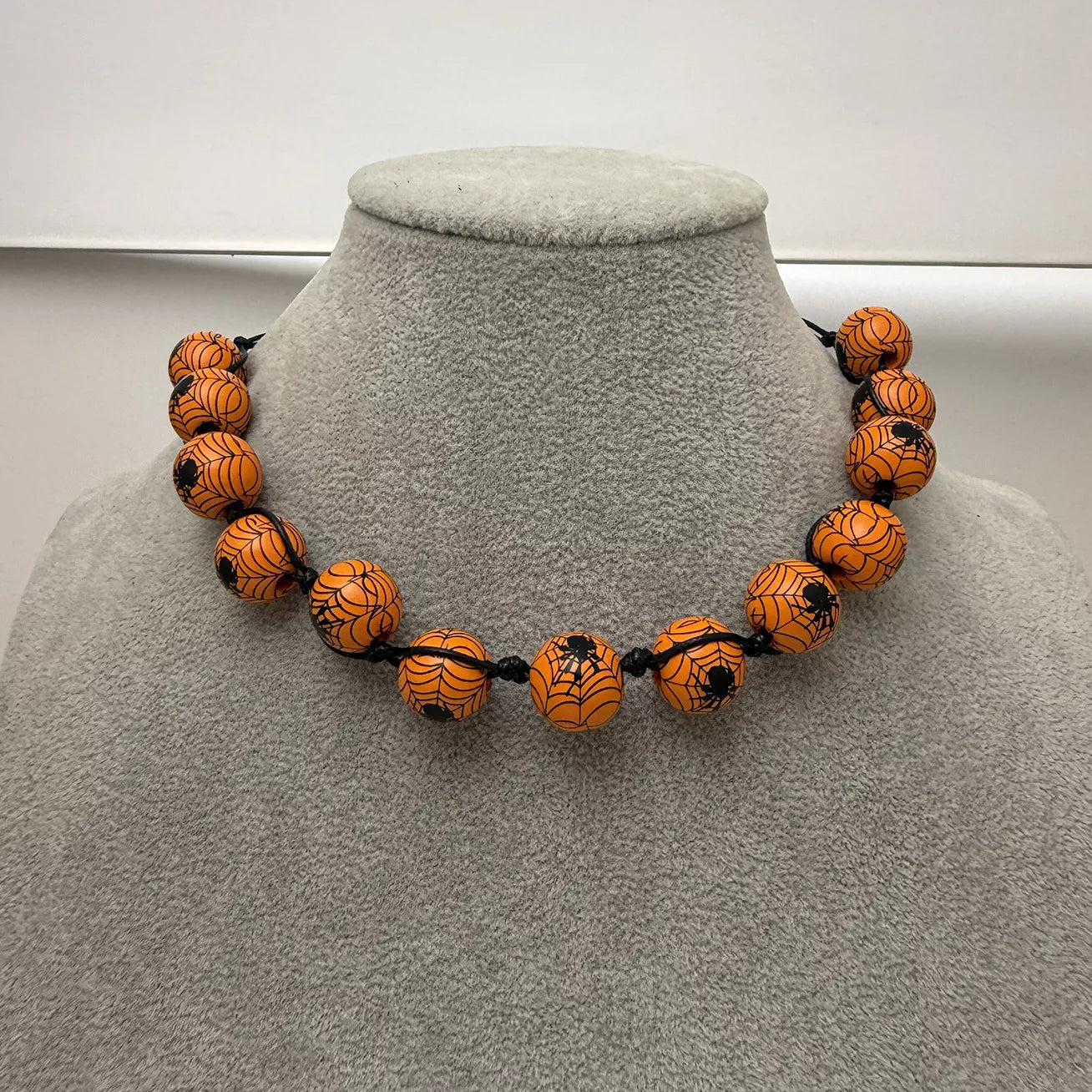Trendsi Halloween Beaded Choker Necklace -