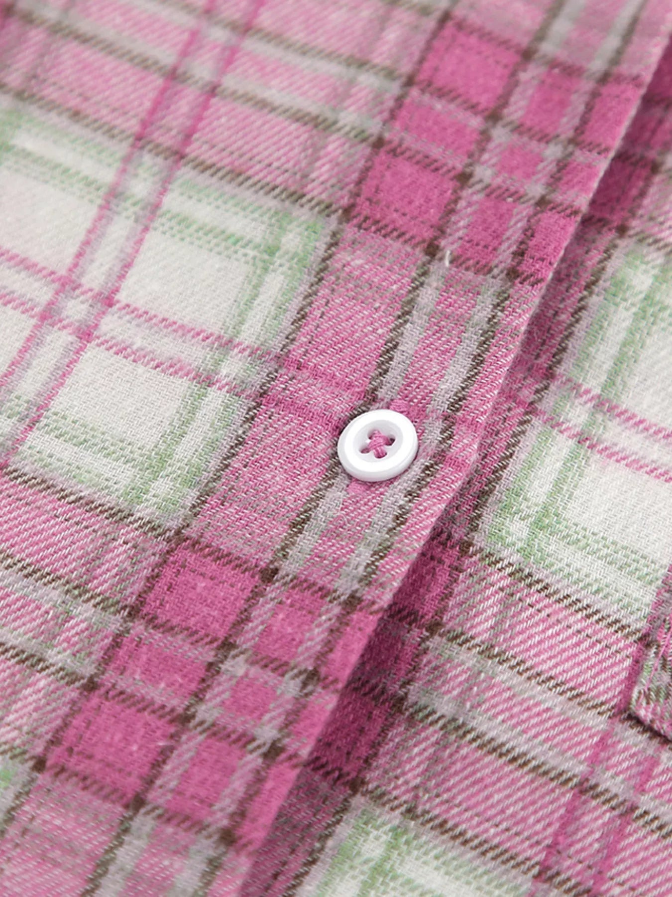 Trendsi Plaid Long Sleeve Shirt and Pants Set -