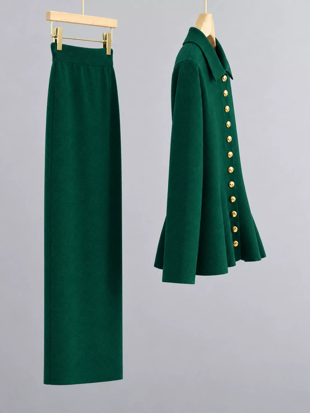 Cardigan and skirt set