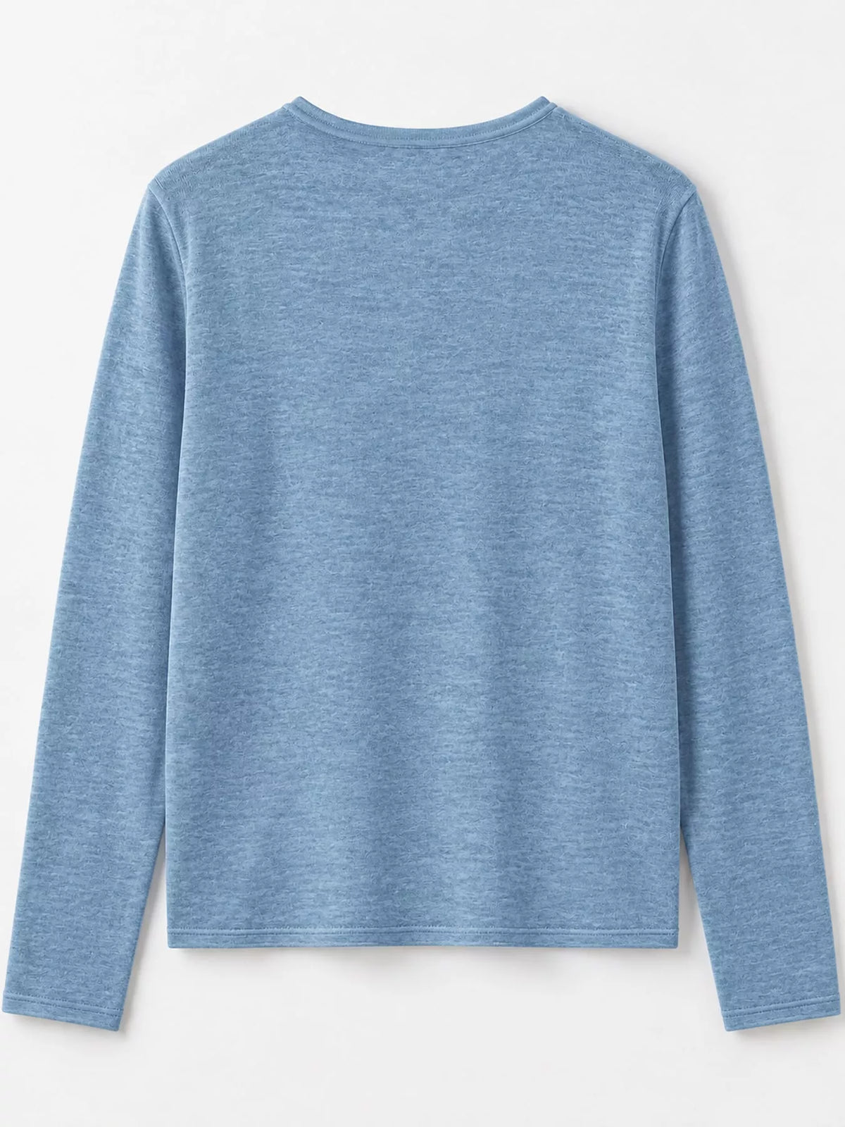 Round neck long sleeve cardigan, product view