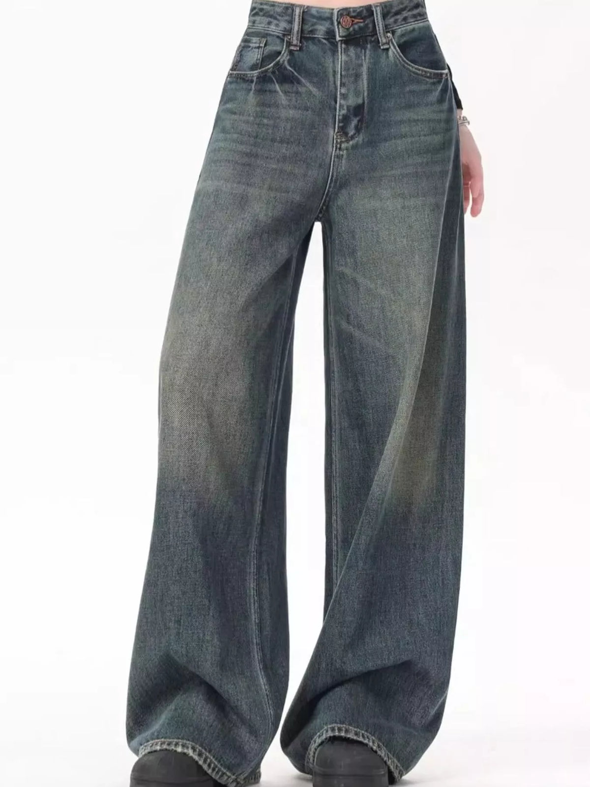 Wide-leg jeans, product view