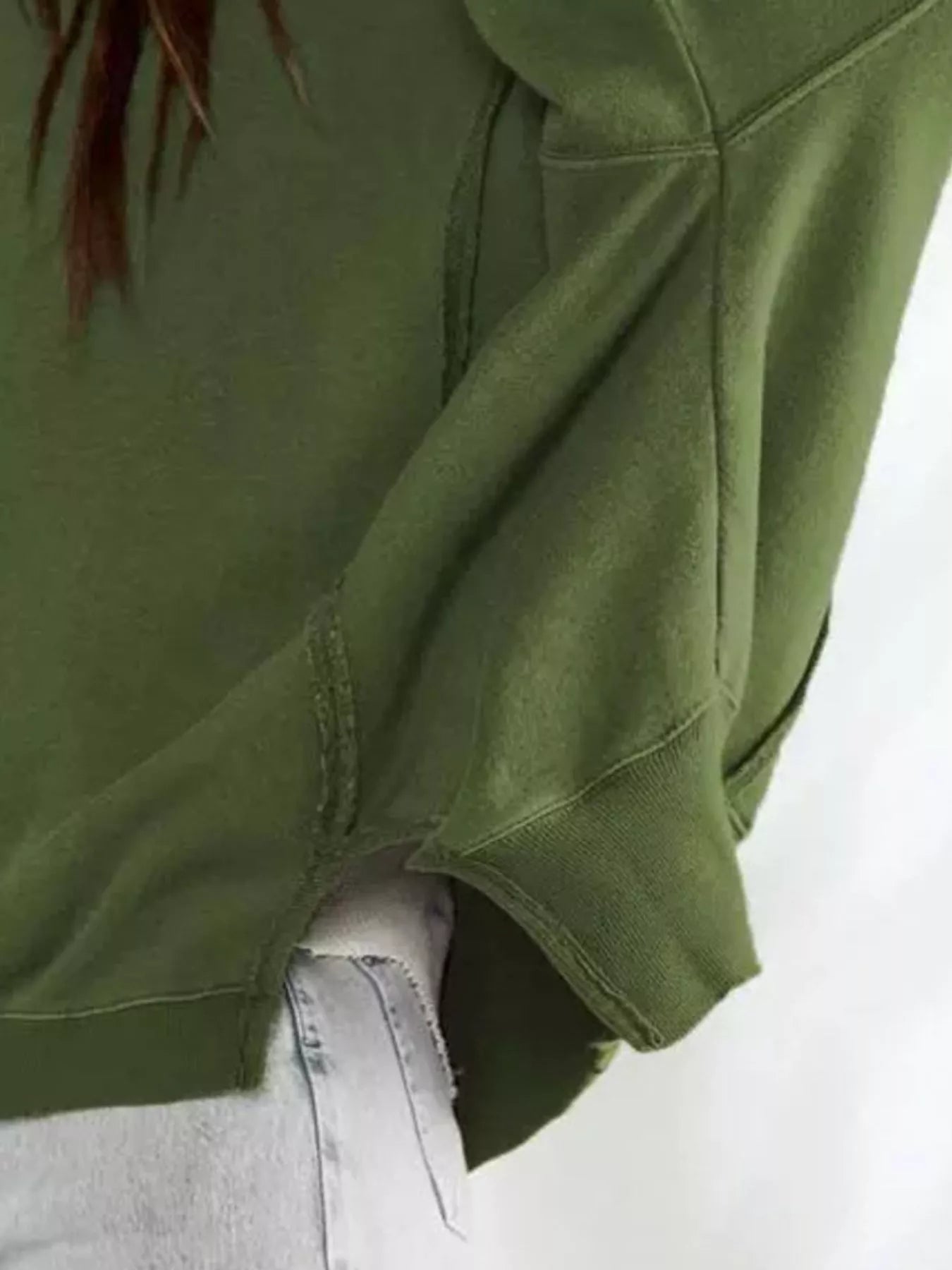 Trendsi Oversized Relaxed Fit Crew Neck Sweatshirt -