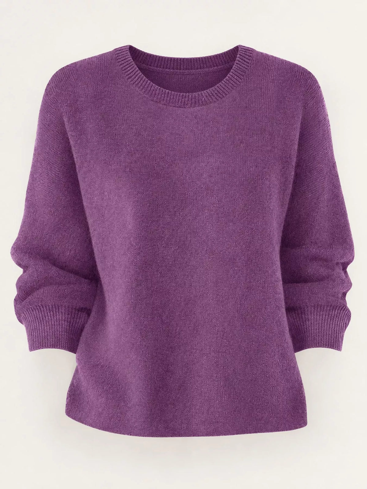 Purple crew neck sweater
