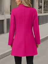 Trendsi Button Up Long Sleeve Coat -