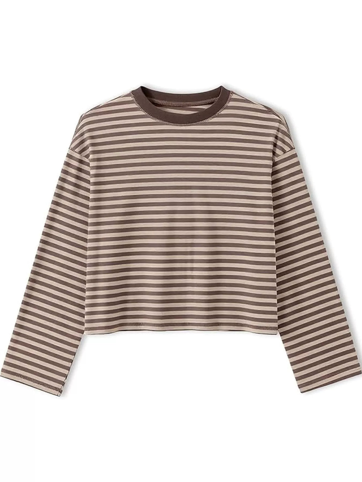 Long Sleeve Crew Neck T-Shirt — garment front