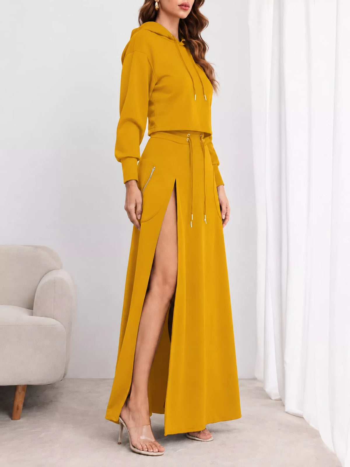 Hoodie and skirt set