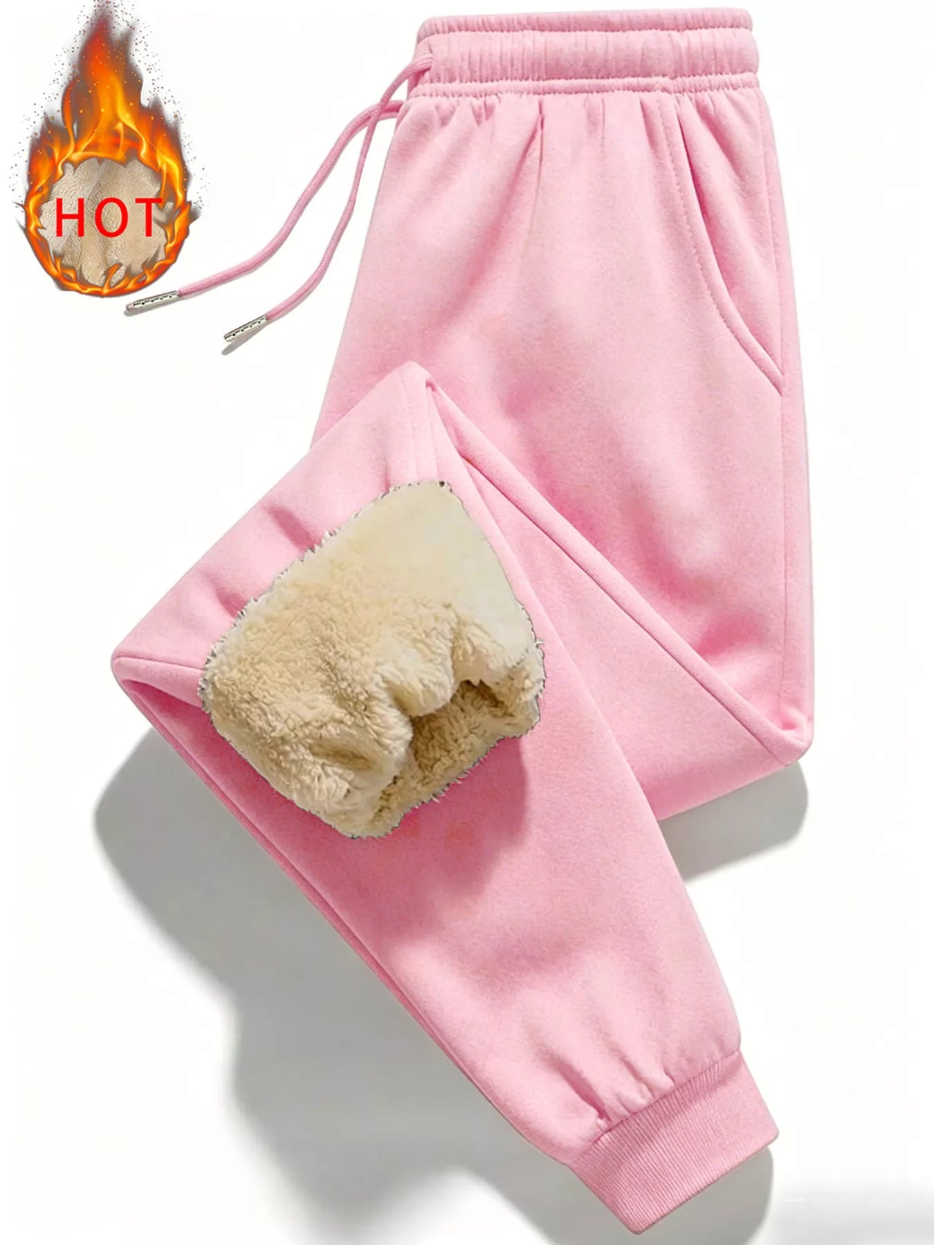 Trendsi Fleece-Lined Thermal Pants -