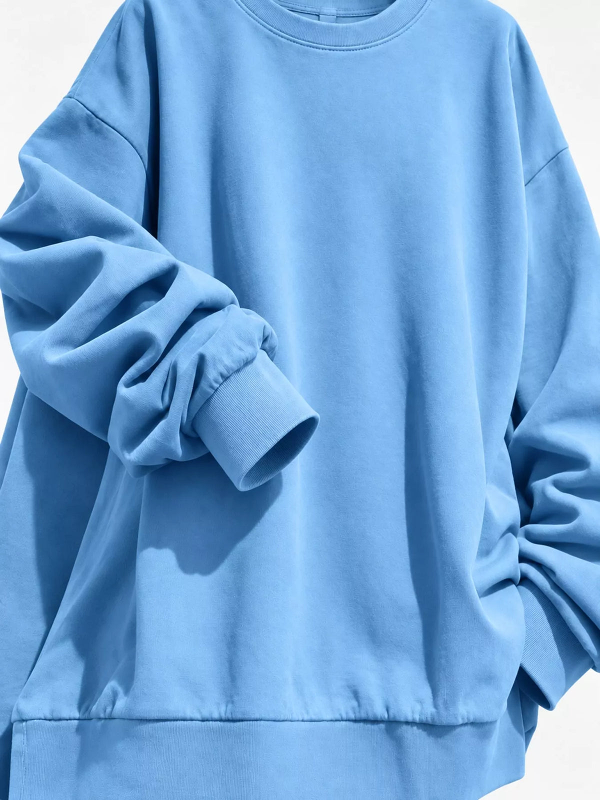 Blue relaxed sweatshirt