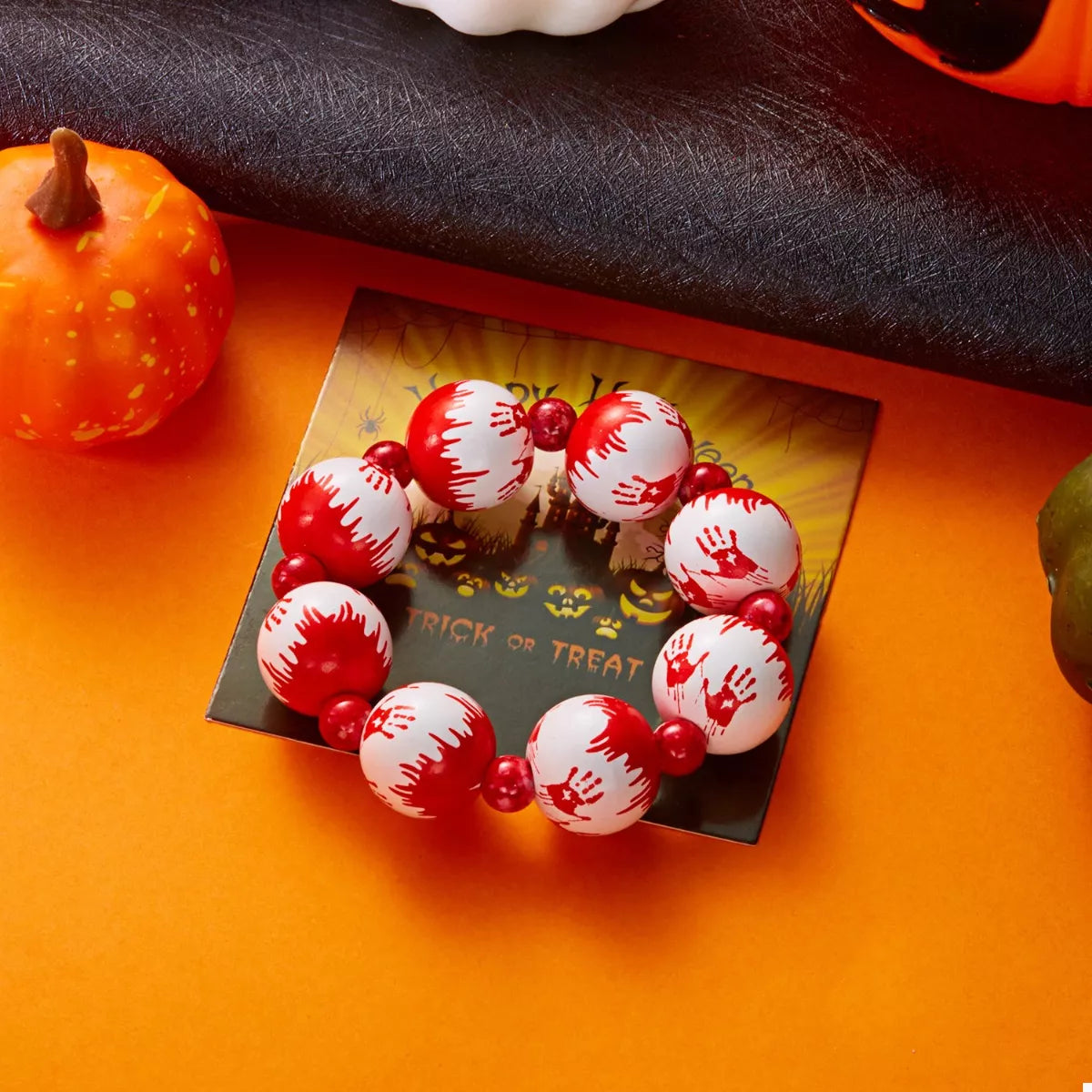 Trendsi Halloween Necklace and Bracelet Jewelry Set -