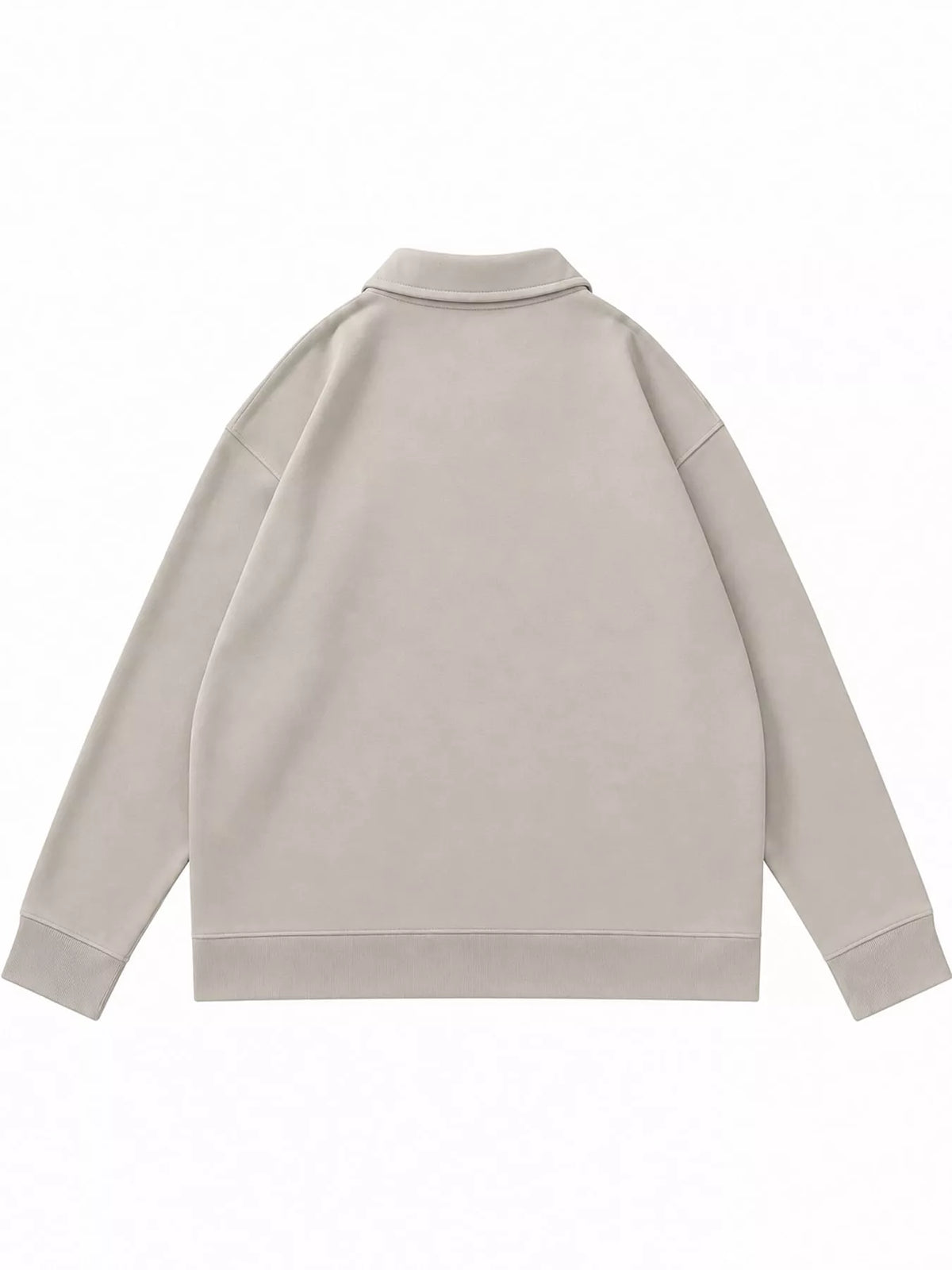 Quarter-Zip Long Sleeve Sweatshirt — back view